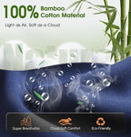 LC-dolida Bamboo Cotton Bluetooth Sleep Mask, 2 in 1 3D Soft Sleep Mask - Image 2
