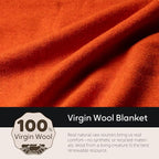 100% Wool Blanket, Military Wool Blanket, Sporting Events, Survival Kits - Image 3