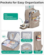 BAGSMART 30L Travel Backpack, 15.6 Inch Carry On Backpack Flight Approved - Image 3
