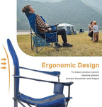 EVER ADVANCED Camping Chairs, Lawn Chairs Outdoor Sports Chairs, Folding Chair - Image 5