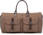 Modoker Garment Convertible Weekender Bag, Carry on Canvas Garment Duffle Bag by Modoker