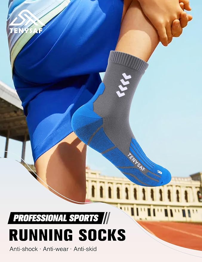 Compression Crew Running Socks: Athletic Socks - Image 2
