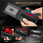 Wallet for Men Newly Upgraded Magnetic Minimalist Slim Men’s Wallet, RFID - Image 3