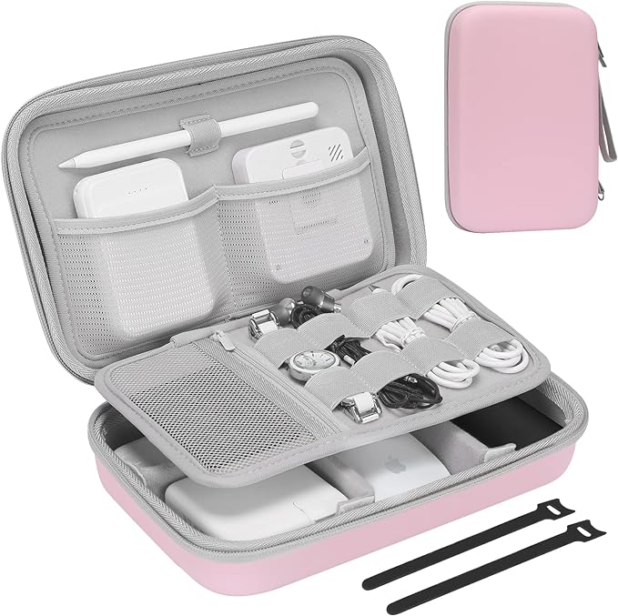 ProCase Hard Travel Electronic Organizer Case by ProCase