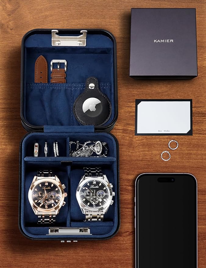 KAMIER Watch Travel Case with Combination Lock - Image 6