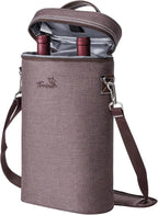 Tirrinia 2 Bottle Wine Gift Tote Carrier by Tirrinia