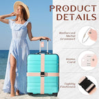 Weewooday 8 Pcs Luggage Straps Suitcase Tags Set - Image 6