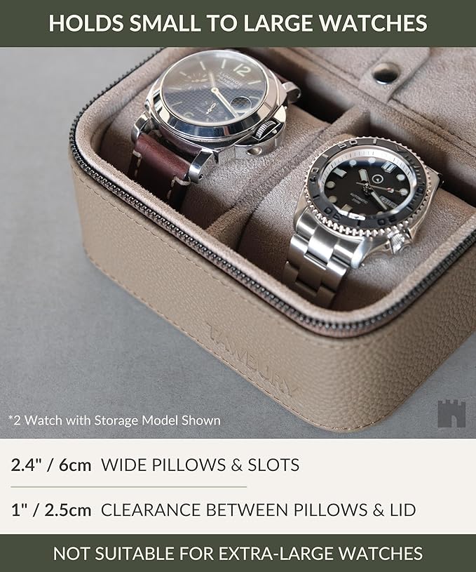 TAWBURY Luxury Leather Watch Box - Image 6