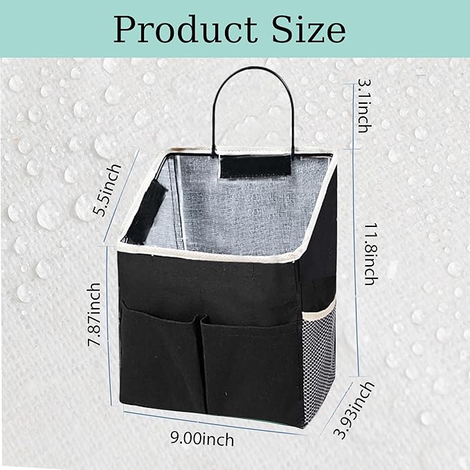 2pcs Wall Hanging Storage Bag, Wall Hanging Organizer Bags - Image 2