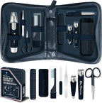 Ben Sherman Nail Clipper Set for Men, Nose Hair Trimmer, Tooth Brush, Scissors by BenSherman