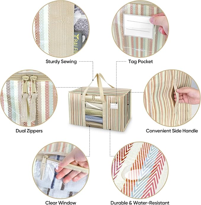 BALEINE 8-Pack Oversized Moving Bags - Image 3