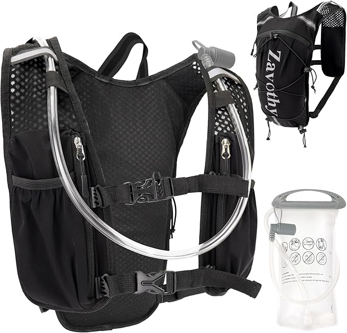 Zavothy Hydration Running Vest for Men & Women – Lightweight 1.5L Hydration Pack by Zavothy