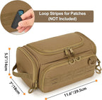 Tactical Toiletry Bag for Men, Hanging Hygiene Bag, Travel Dopp Kit Organizer - Image 6