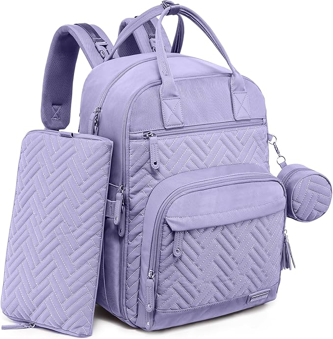 iniuniu Diaper Bag Backpack, 4 in 1 kit Large Unisex Baby Bags by iniuniu