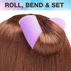 Conair Foam Hair Rollers -Heatless curls - Foam Rollers - Hair Rollers - Loose Hair Curlers in Assorted Sizes - 8 Count w/storage case