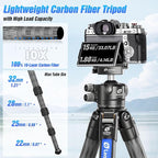 71" Carbon Fiber Travel Tripod - Image 6