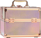 Makeup Case Organizer, Makeup Train Case, Trays Cosmetic Box Portable, - Image 7
