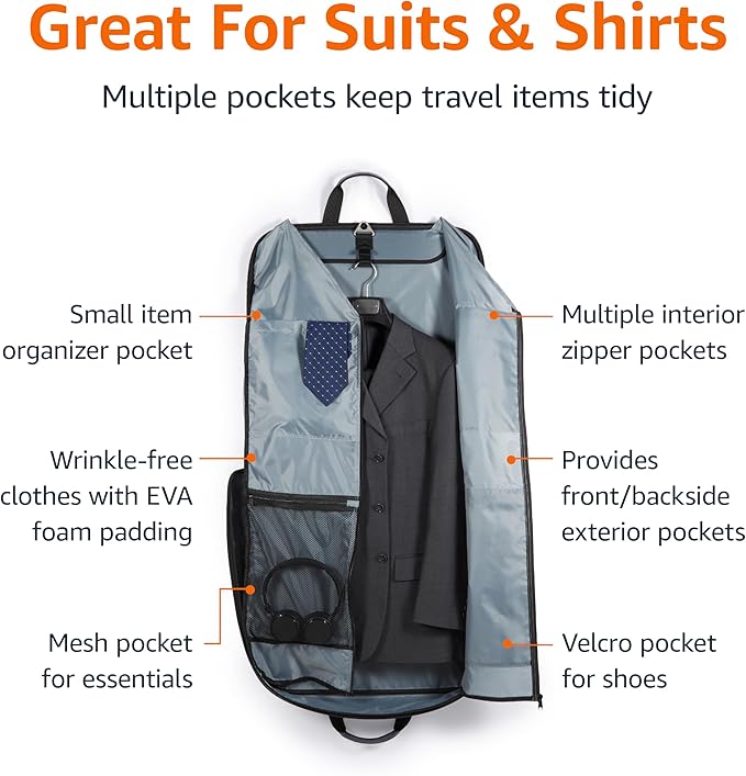Amazon Basics Carry-On Garment Bag - Image 4
