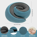 Neck Pillow, Travel Pillow uses Memory Foam to Support Neck Comfort, Ideal - Image 2
