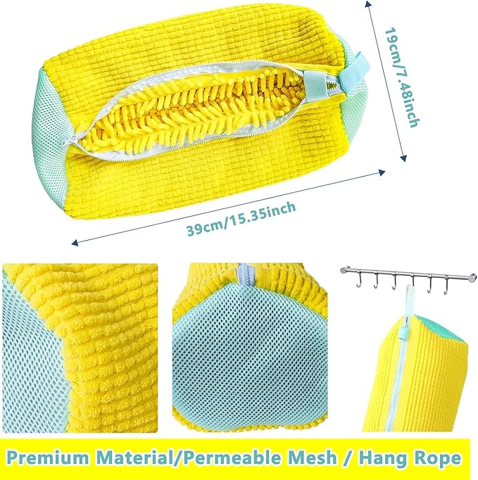 2Pcs Shoe Washing Machine Bags, Laundry Shoe Bags - Image 7