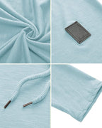 Lexiart Mens Fashion Athletic Hoodies Sport Sweatshirt Solid Color Fleece - Image 4