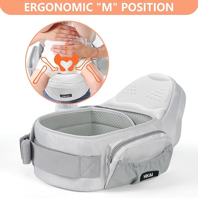 HKAI Baby Hip Carrier, Mom’s Choice Award Winner, Baby Carrier - Image 4