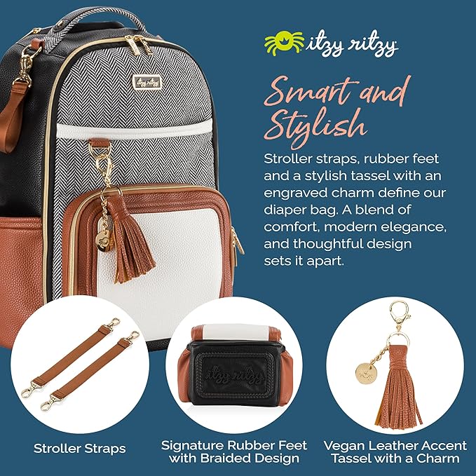 Itzy Ritzy Diaper Bag Backpack – Large Capacity Boss Plus Baby Backpack Diaper - Image 7