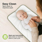 KeaBabies Portable Diaper Changing Pad, Easy Wipe Clean - Image 7