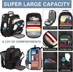 18.4 Laptop Backpack for Men, Extra Large Gaming Laptops Backpack - Image 3