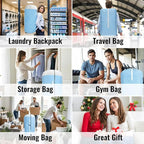 Laundry Bag Backpack, 125L Extra Large Travel - Image 7