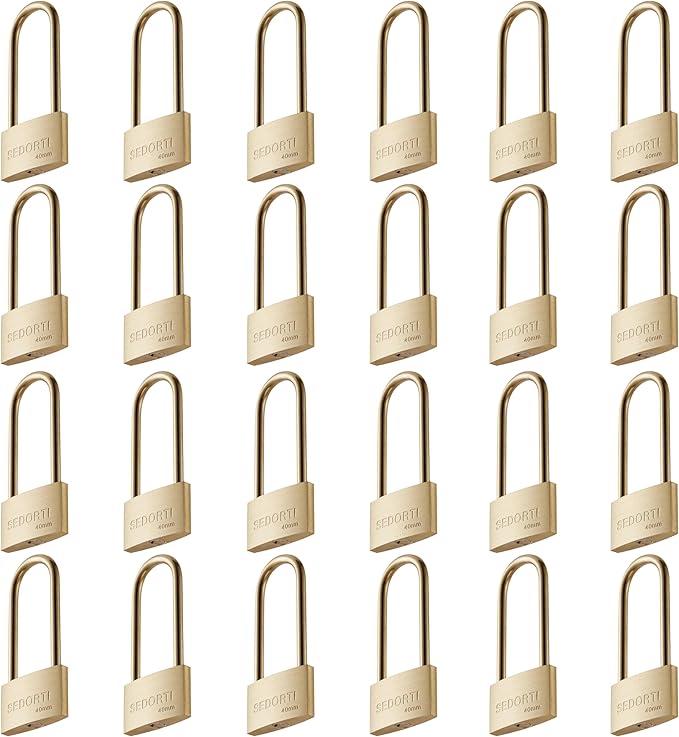 Weather Proof Locks with Same Key#31322, Solid Brass Keyed Alike Padlocks with by SEDORTI