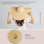 San Diego Hat Company Women's Ultrabraid X-Large Brim Hat, Adjustable Sun Hat - Image 6