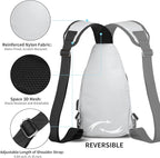 AMJ Crossbody Sling Bag Men Women, Casual Shoulder Backpack, Chest Daypack - Image 4