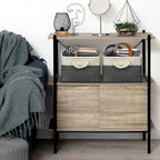 SIMPLE HOUSEWARE Large Fabric Storage Bin, 15.7" x 12" - Image 9