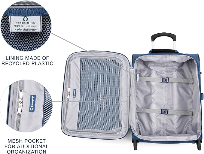 Travelpro Maxlite 5 Softside Expandable Upright 2 Wheel Carry on Luggage - Image 7