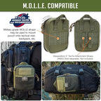 MAXPEDITION Beefy Pocket Organizer, MOLLE-Compatible, 1000D Nylon Tactical Pouch - Image 6