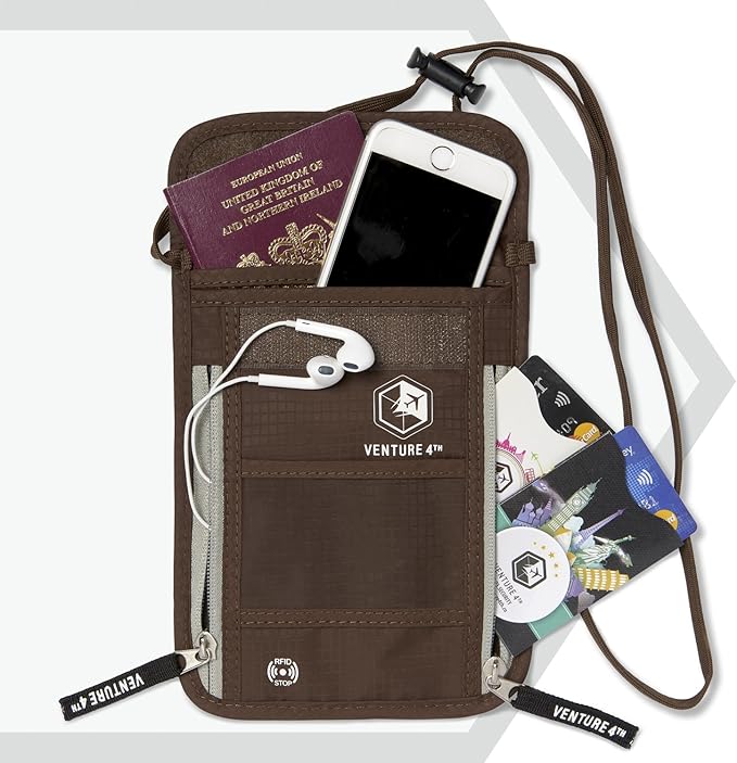 VENTURE 4TH Passport Holder Neck Wallet - Image 3