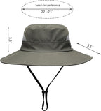 Womens Summer Sun Hat Beach Hat Wide Brim Outdoor UV Protection Hat Foldable - Image 2