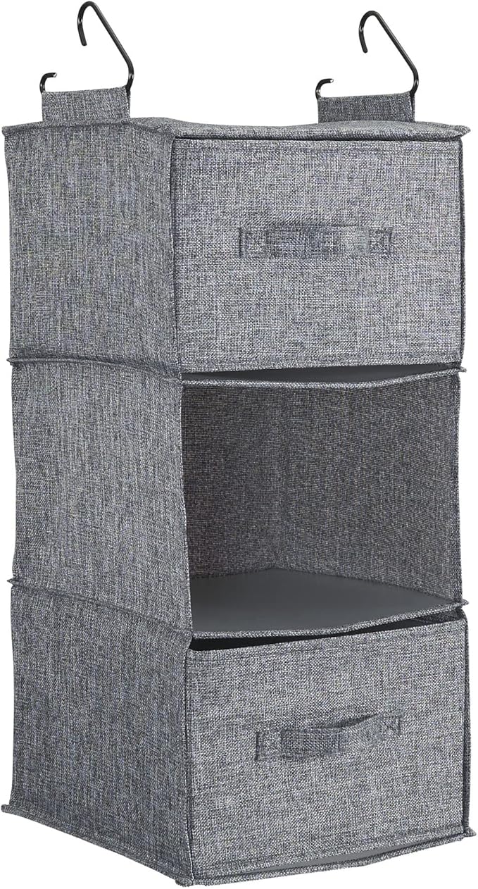 Household Essentials 3 Shelf Hanging Closet Organizer, Hanging Shelf - Image 7
