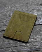 Buffway Slim Minimalist Front Pocket RFID Blocking Leather Wallets - Image 4