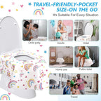 50 Packs Disposable Toilet Seat Covers Extra Large Individually Wrapped - Image 5