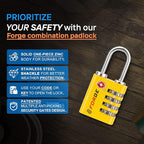 Forge Dual-Opening: Key or Combination Access Lock, TSA Approved Locks - Image 6