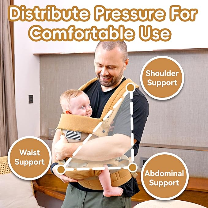 Baby Carrier, Lumbar Support Infant Carrier - Image 4