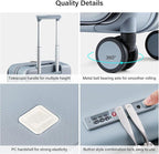 Hanke Hardside Expandable Carry On Luggage, 20 Inch Top Opening Trunk Luggages - Image 3