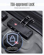 LIGHT FLIGHT Luggage Sets, 3 Piece Durable Suitcase Set - Image 5
