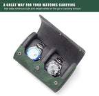 Longjet Watch Roll Travel Case for Men Portable Watches Organizer Box - Image 2