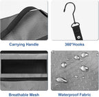 Suitcase Organizer, Travel Luggage Organizer Portable Hanging Travel Shelves - Image 3
