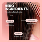 MONDAY HAIRCARE Smooth Shampoo + Conditioner Bathroom Set (2 Count) 12 oz Each For Frizzy, Coarse & Curly Hair Made with Coconut Oil, Shea Butter & Vitamin E 100% Recyclable Bottle Pink