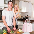 Insulated Lunch Bag for Women, 6-Hour Cold Retention Cooler Tote - Image 7