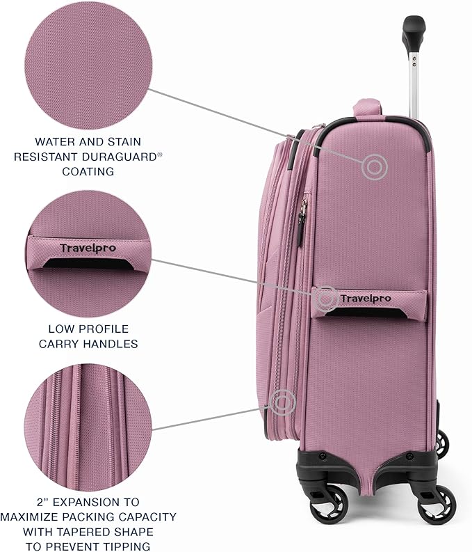 Travelpro Maxlite 5 Softside Expandable Carry-On Luggage - Image 5